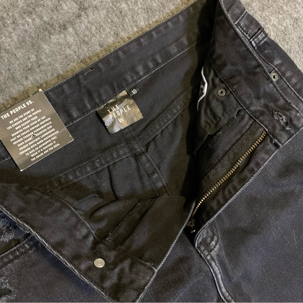 The People VS Black Washed Distressed Jeans - Picture 6 of 8